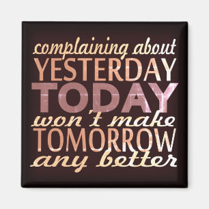 Morgen besser machen magnet