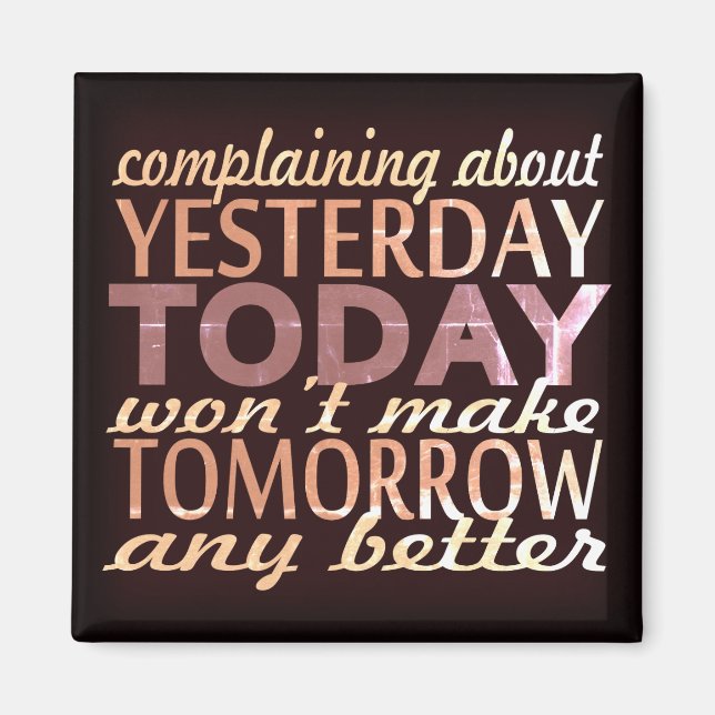 Morgen besser machen magnet (Vorne)