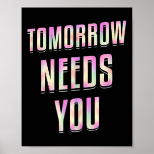 Morgen brauchen Sie - Mental Health Awareness Tank Poster