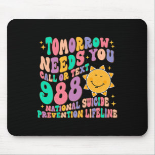 Morgen Braucht Dich Ruf Text 988 Nationale Selbstm Mousepad