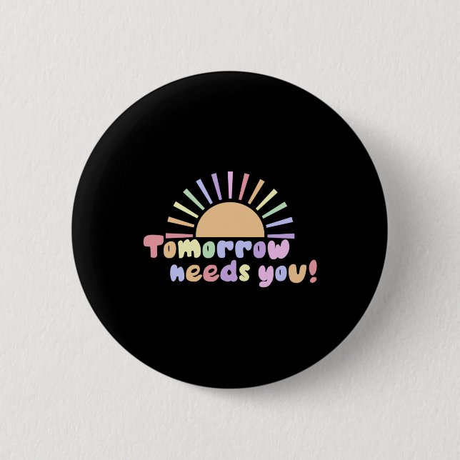 Morgen braucht ihr! button (Vorderseite)