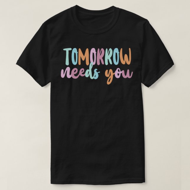 MORGEN BRAUCHT SIE T-Shirt (Design vorne)