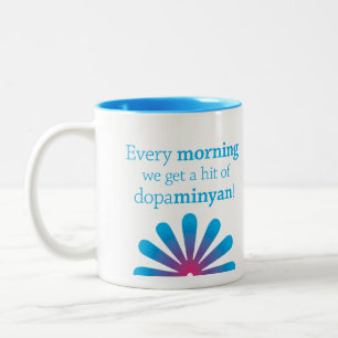Morgen-Dopaminjan-Mug Zweifarbige Tasse