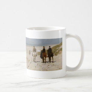 Morgen-Fahrt auf den Strand - Anton-Malvenfarbe Kaffeetasse
