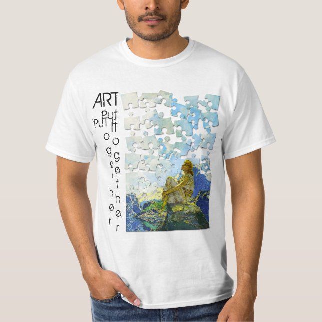 Morgen, fügte es - T-Shirt zusammen (Vorderseite)