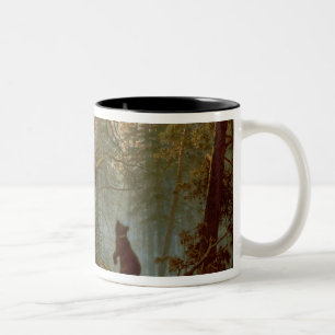 Morgen in einem Kiefern-Wald, 1889 Zweifarbige Tasse