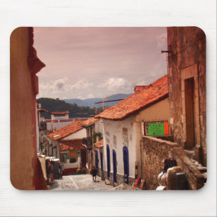 Morgen in Taxco Straße Mousepad