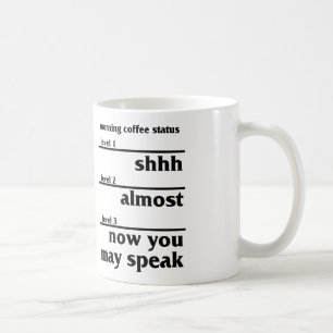 Morgen-Kaffee-Status Kaffeetasse