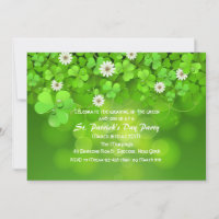 Morgen-Klee-St Patrick Tageseinladung