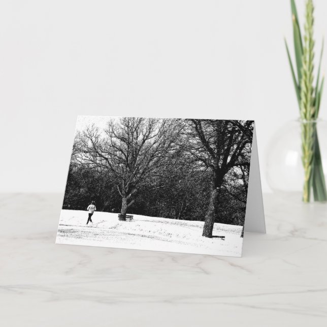 Morgen-Lauf Karte (Vorderseite)