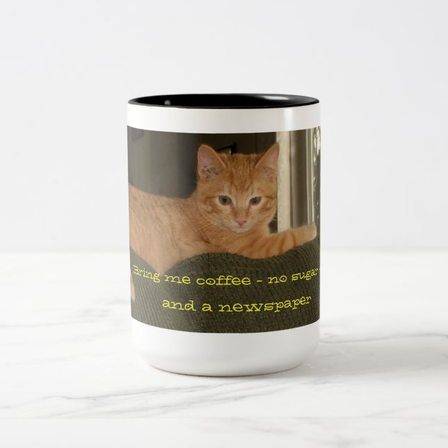 Morgen mit der Katzen-großen Tasse (Mittel)