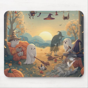 Morgen nach Halloween - Eine gespenstische Aufräum Mousepad
