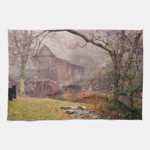 Morgen Nebel Küchentuch