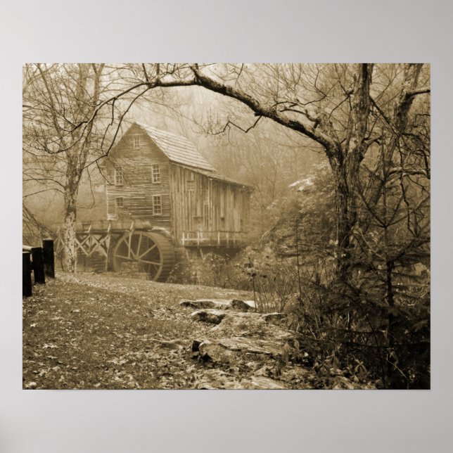 Morgen Nebel Poster (Vorne)