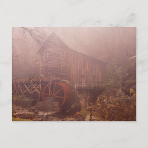 Morgen Nebel Postkarte