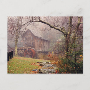 Morgen Nebel Postkarte