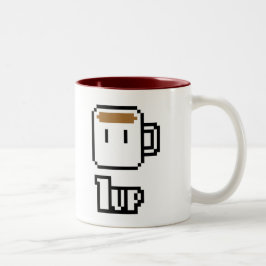 Morgen-Power oben Zweifarbige Tasse