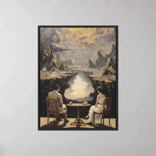Morgen Serenität Surreal Ölgemälde Wandkunst Leinwanddruck