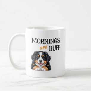 Morgen sind rau – Lustige Hundeliebhaber-Kaffeemar Kaffeetasse