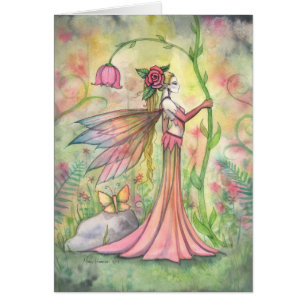 Morgen-Sonnenschein-Fantasie-Blumenfee-Kunst