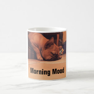 Morgen-Stimmungs-Mops-Tasse Kaffeetasse