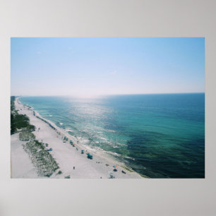 Morgen-Strand-Ansicht Poster