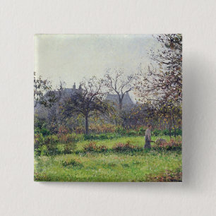 Morgen Sun, Herbst, Eragny, 18 Camille Pissarros Button