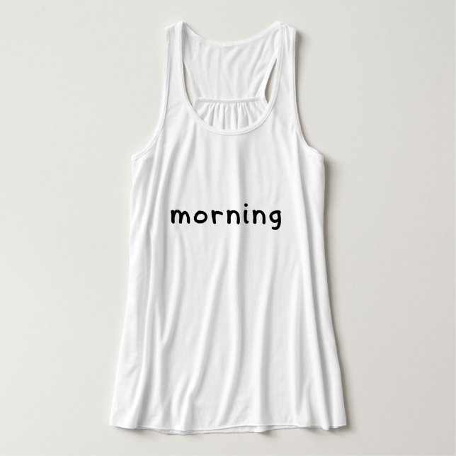 Morgen Tank Top (Design Vorderseite)