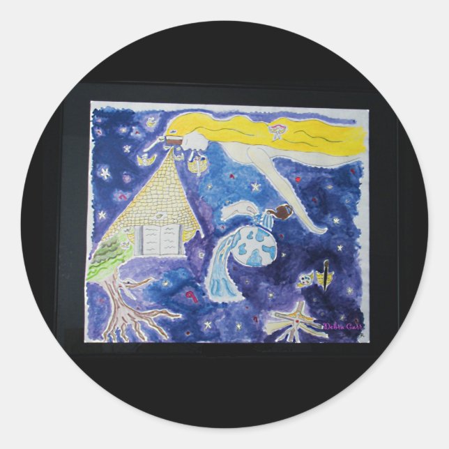 Morgen weiß nie Aufkleber (Vorderseite)