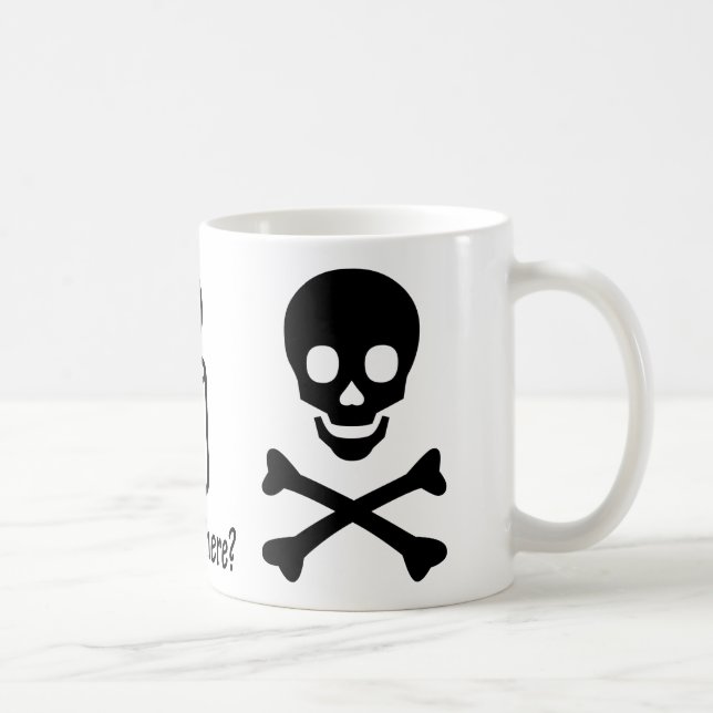MORGEN, wer dort ist, wo man hingehen soll Kaffeetasse (Rechts)
