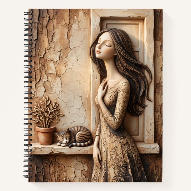 Morgen-Windows-Journal The Quiet Studio Notizbuch (Vorderseite)