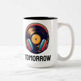 morgen zweifarbige tasse