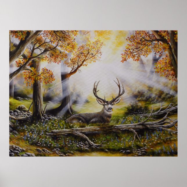 Morgenaufstieg Poster (Vorne)