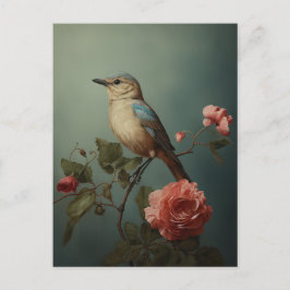 Morgenblauer Vogel Postkarte