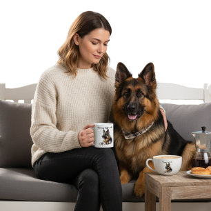 Morgencafé mit meinem modernen Hirten Kaffeetasse