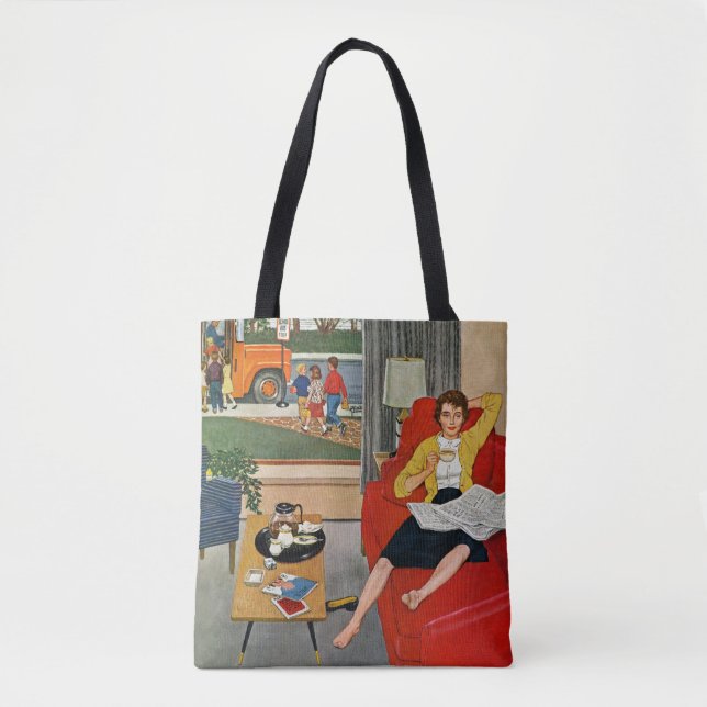 Morgencoffeepause Tasche (Vorderseite)
