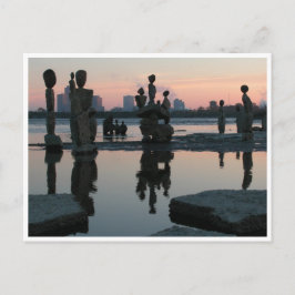 Morgendämmerung am Ottawa River. Postkarte