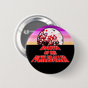 Morgendämmerung des Halloween-Horrors Zombie Button