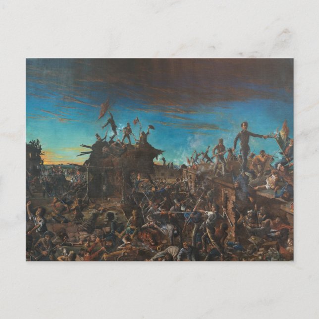 Morgendämmerung in Alamo Postkarte (Vorderseite)