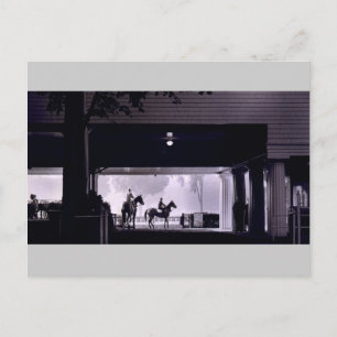 Morgendämmerung in Saratoga Springs, 1963 Postkarte