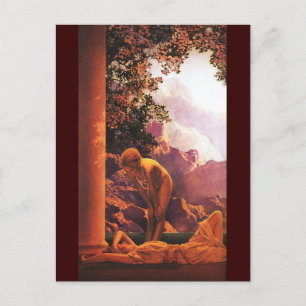 Morgendämmerung, Maxfield Parrish Fine Art Postkarte