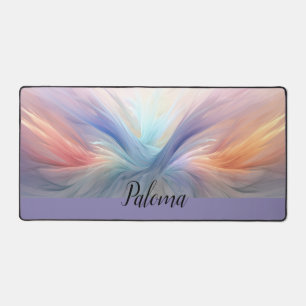 Morgendämmerung: Radiant Pastel Feather Schreibtischunterlage