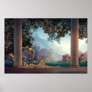 Morgendämmerung von Maxfield Parrish 1922 Poster