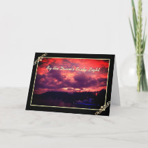 Morgendliche Geburtstagskarte