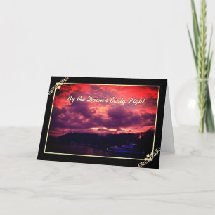 Morgendliche Geburtstagskarte Karte