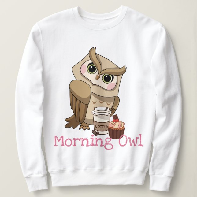 morgendlicher Owl-T - Shirt (Design vorne)