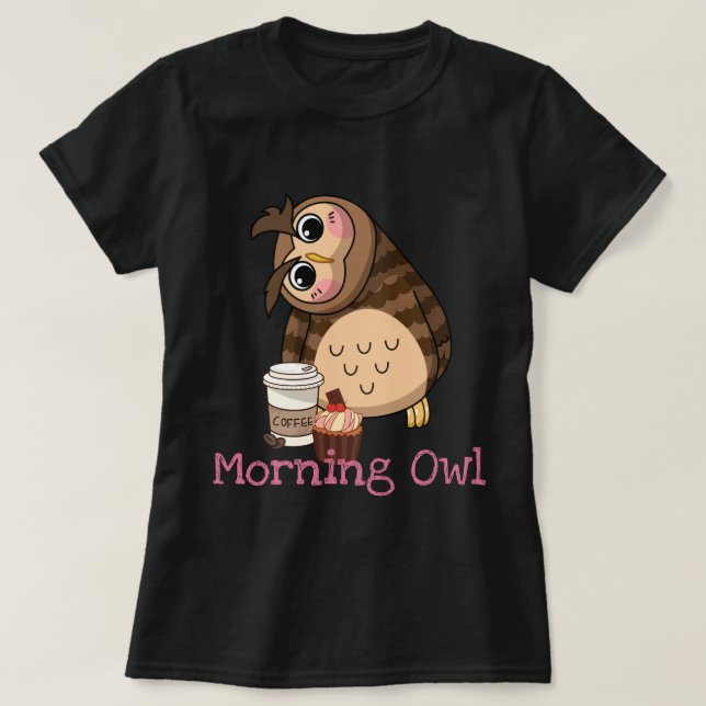 morgendlicher Owl-T - Shirt (Design vorne)