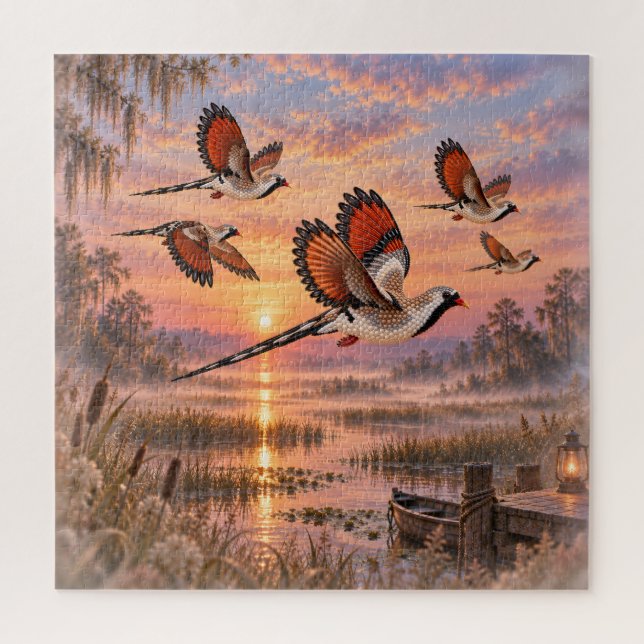 Morgenflug Jigsaw-Puzzle (Vertikal)
