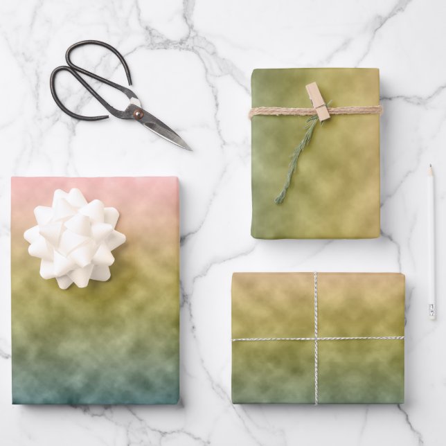 Morgengarten Geschenkpapier Set (Vorderseite)