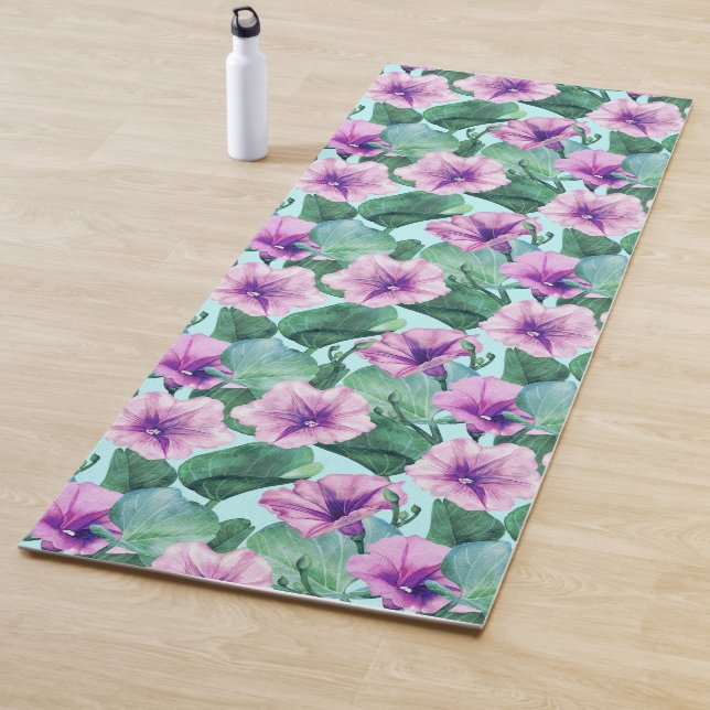 Morgenglorie Retro-Muster Yogamatte (Beispiel)